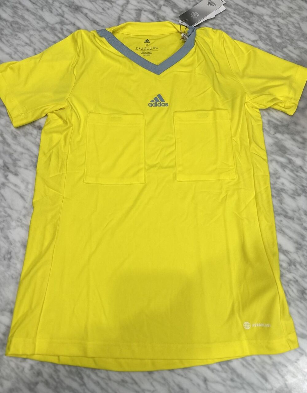 Adidas Referee 22 Jersey soccer sports HF5975 Bright Yellow  Womens Medium NEW
